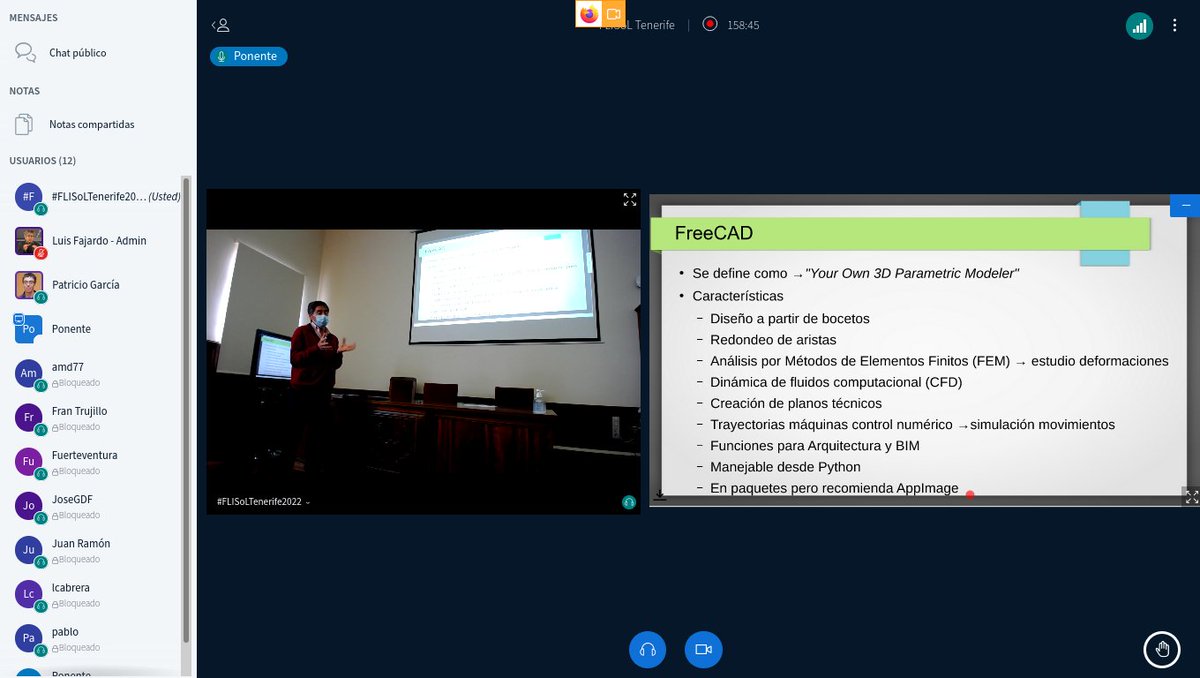 FlisolTenerife's tweet photo. #FreeCAD, una de las aplicaciones #SoftwareLibre para #Diseño3D más importantes https://t.co/jWGDvWW477