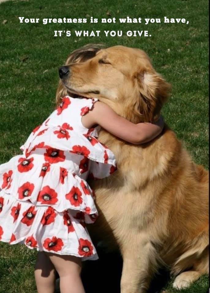 Your greatness is not what you have, it's what you give. ~ #Kindness