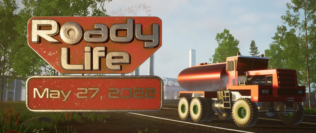 May 27 - Roady Life have a release date for #screenshotsaturday!

You can wishlist Roady Life here: https://t.co/xXAfp5hgu9

#indiedev #indiegamedev #gamedev #pcgaming #steam #UE4 #UnrealEngine https://t.co/gOiEmhgSCS