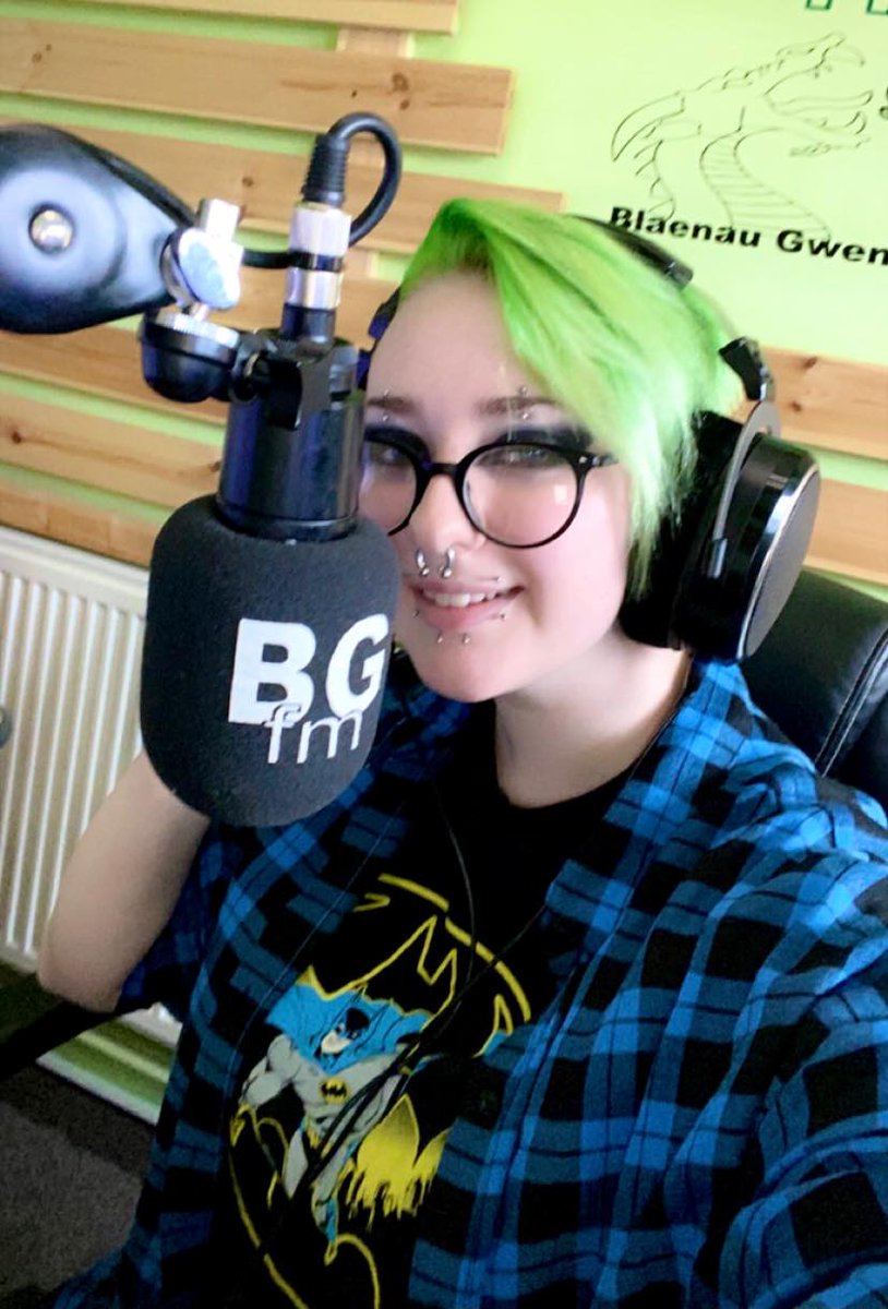 BGfmRadio's tweet photo. Alyssa having a fab time this afternoon at BGfm, presenting her first ever show! Call 01495313003, listen live at 97.3fm, via the app or website https://t.co/z928OYBUPe. DO IT NOW! :D https://t.co/BhWgDxGHQp