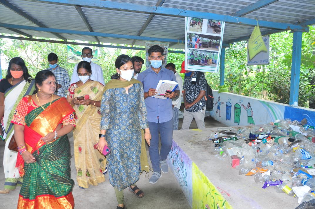 Additional Collector LB Karimnagar (@aclb_knr) on Twitter photo This is segregation Shed of GP Vilasagar of Knr dist, where the wet/ dry waste is collected and segregated daily while earning income by selling plastic/ glass bottles and preparing compost for the village nursery. #SBM
<a href="/Collector_KNR/">Collector Karimnagar District</a>
<a href="/SandeepSultani4/">Sandeep Sultania</a>
<a href="/TelanganaCMO/">Telangana CMO</a> This is segregation Shed of GP Vilasagar of Knr dist, where the wet/ dry waste is collected and segregated daily while earning income by selling plastic/ glass bottles and preparing compost for the village nursery. #SBM
<a href="/Collector_KNR/">Collector Karimnagar District</a>
<a href="/SandeepSultani4/">Sandeep Sultania</a>
<a href="/TelanganaCMO/">Telangana CMO</a>
