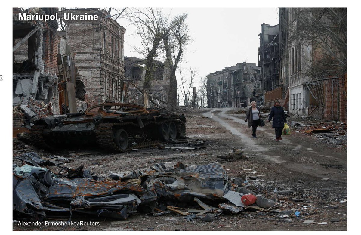 Nach9636's tweet photo. Day 59 of the #PutinWarCriminal attempt to annihilate Ukraine and the Ukrainian people. Mass murder, genocide, war atrocities. “Ukraine was only intended as a beginning” The US and @NATO must intervene with a #NoFlyZoneOverUkraine #RemovePutinFromPower @POTUS https://t.co/go8AN0gHTe