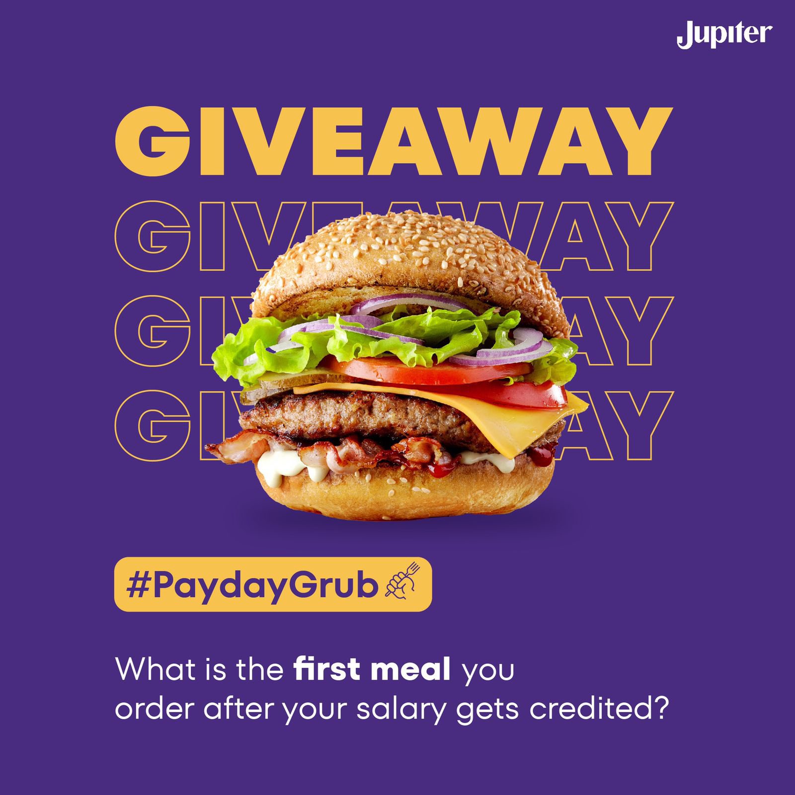 Jupiter on Twitter "It’s our treat! Get your PaydayGrub on with a