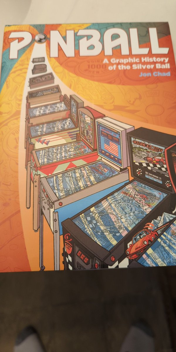 luckycreature's tweet photo. #1coolthing daily podcast is up featuring the wonderful new graphic novel #Pinball a Graphic History of the Silverball by @jon_chad
https://t.co/FWYmLlqack https://t.co/V55nQUmDoc