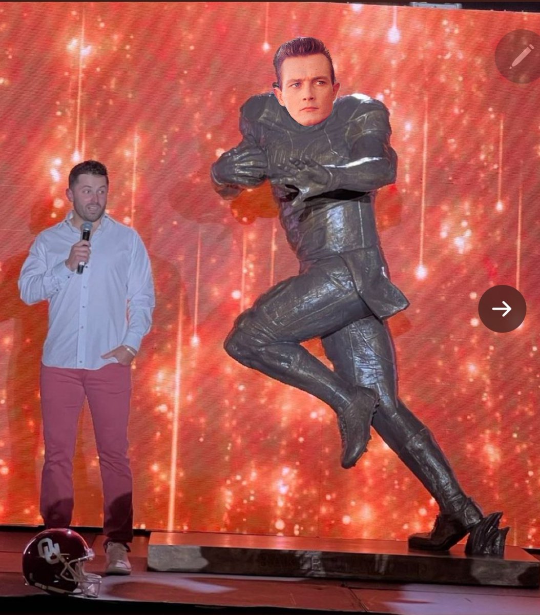 Wermzilla's tweet image. Just another @bakermayfield statue