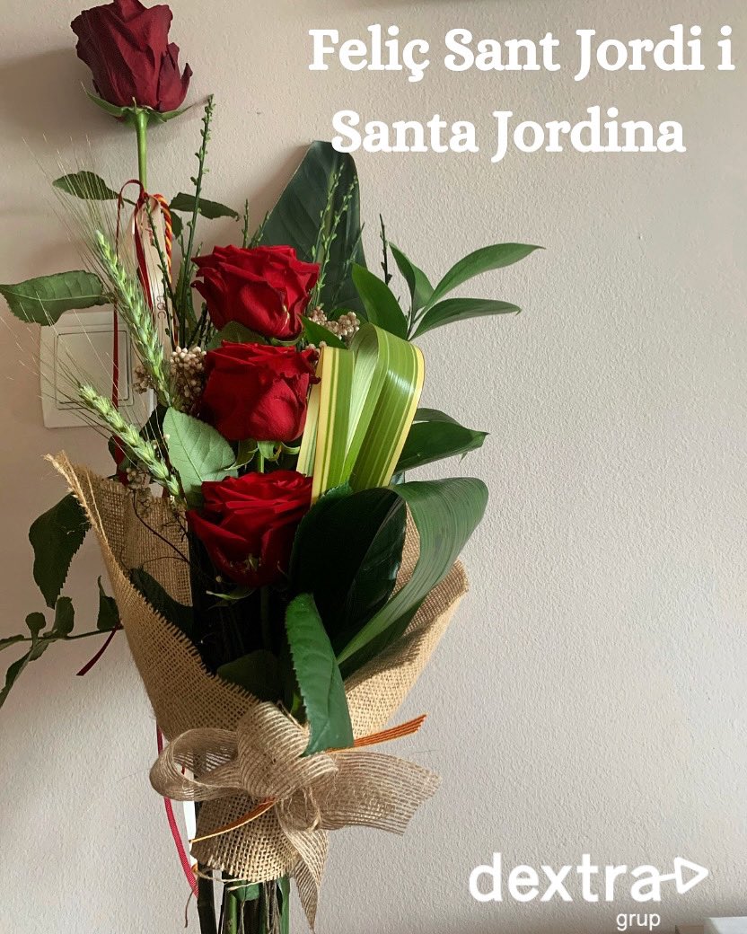 DextraGrup's tweet photo. Molt bona diada i moltes felicitats a tots els Jordis i, i en especial als nostres dos Jordis de Dextra grup!

Una Rosa
Sant Jordi, santa diada
del passat i l'avenir,
Fe i Pàtria nostrada
del meu cor fas sobreixir. 
Maria Antònia Salvà (1869-1958)
#santjordi #Dextra #rosa #Llibre https://t.co/flMC0gnaFZ