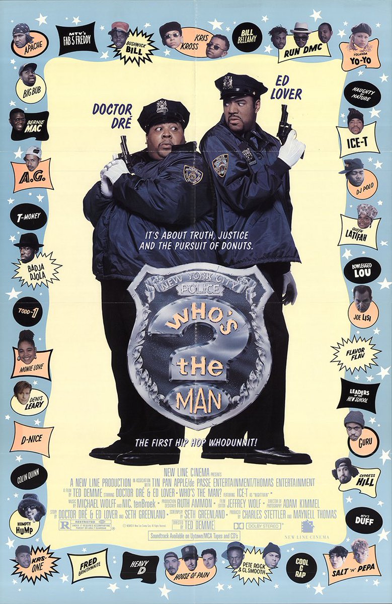 April 23, 1993 Who's the Man hit theaters Some featured in the film include @MrEdLover @DoctorDre39 @DaOnlySalt @FINALLEVEL @adrock @OGEverlast @B_Real @FABNEWYORK @BustaRhymes @BumpyKnuckles @DresBlacksheep @PeteRock @DaRealPepa @HumptyFunk (RIP) @dnice and more