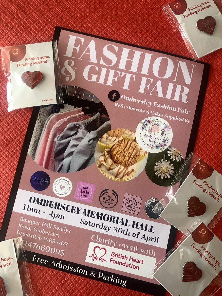 MHBakery's tweet image. A group of business woman have joined together to hold a Fashion &amp;amp; Gift event in aid of @TheBHF 
The event is being held in the lovely village of Ombersley on Saturday 30th April 2022.
#bhf #charityevent #ombersly #womaninbusiness #ombersleyfashionfair