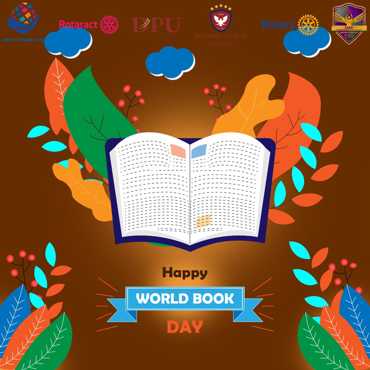 Rc_unitech's tweet photo. 𝐇𝐚𝐩𝐩𝐲 𝐖𝐨𝐫𝐥𝐝 𝐁𝐨𝐨𝐤 𝐃𝐚𝐲
#worldbookday #bookstagram #books #book #reading https://t.co/y0PwPVkhMC