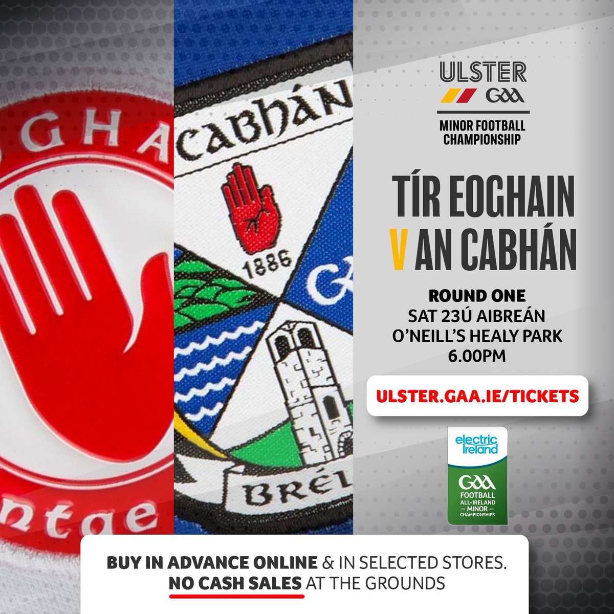 📺 This afternoon's 3⃣ <a href="/ElectricIreland/">Electric Ireland</a> #Ulster2022 Minor Championship Round One games will be streamed LIVE on Ulster GAA TV via <a href="/SportBeo/">BeoSport</a> 

Get the games at ulster.gaa.ie/tv

#GAAThisIsMajor