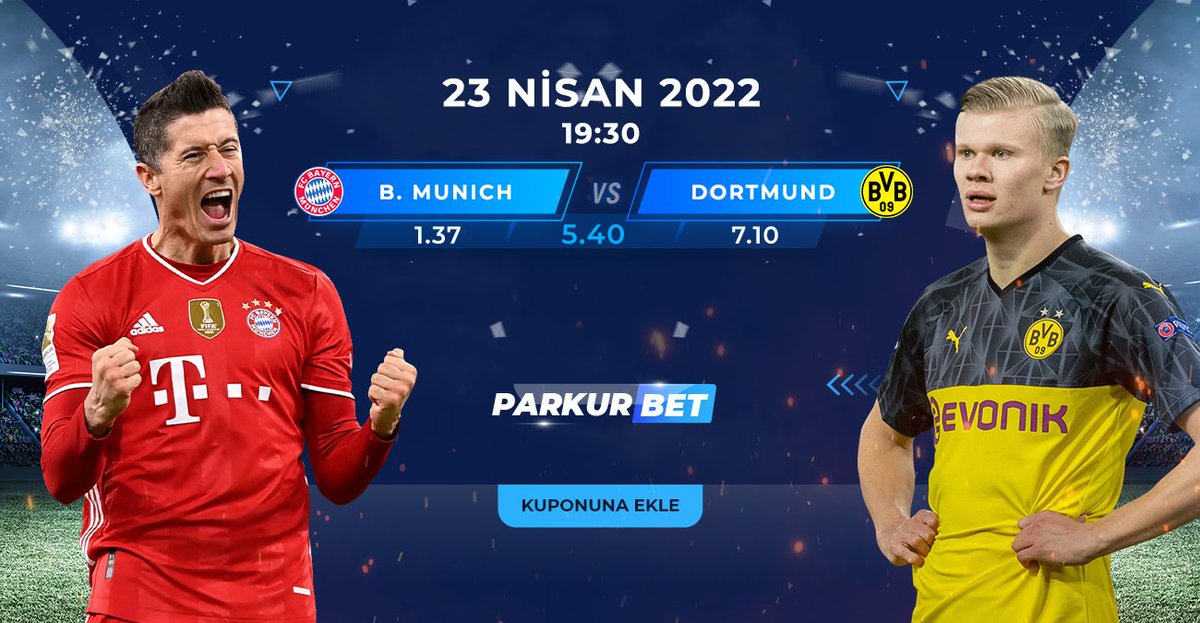 ⚽️Bayern Munich 🆚 Dortmund

Bundesliga'nın iki devi karşı karşıya! Günün mücadelesi nasıl sonuçlanır?

%30'a KADAR BAREMLİ KAYIP BONUSU FIRSATI #Parkurbet'te! ( özel üyeler için artırılabilir. )

Giriş🔜parkurbet233.com