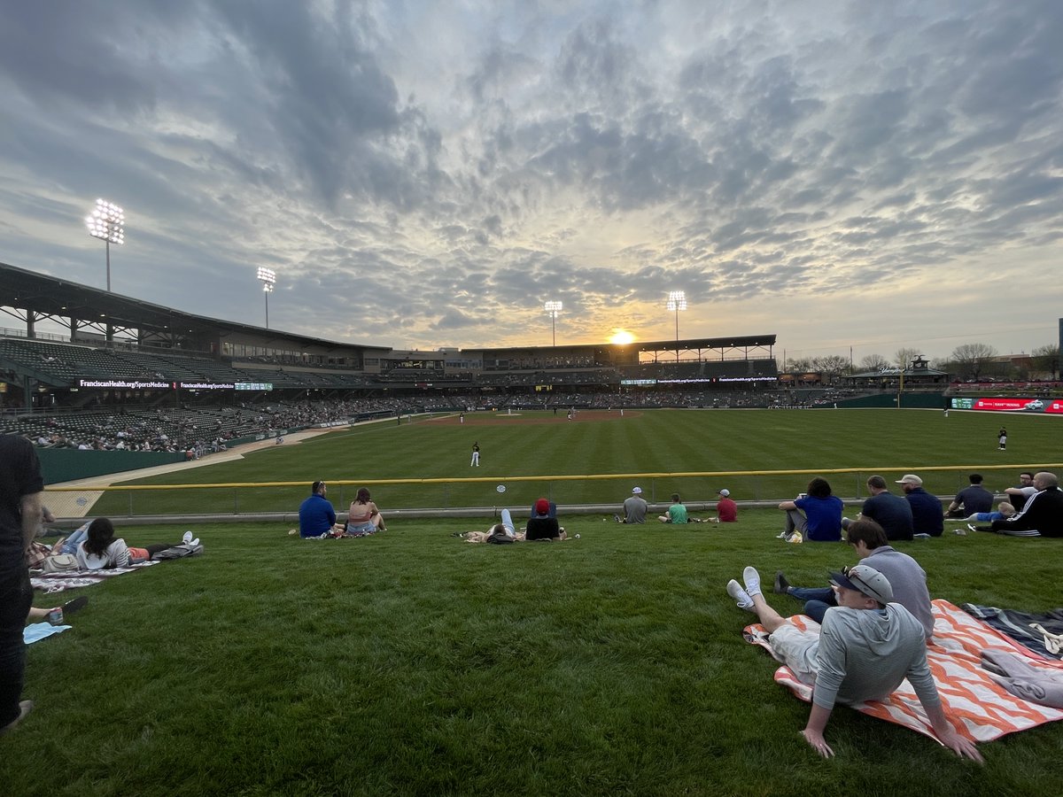 Beautiful night for Earth Day at Victory Field.  Thanks to the Mayor's office of Sustainability for the meeting / discussion and the beautiful Spring weather!