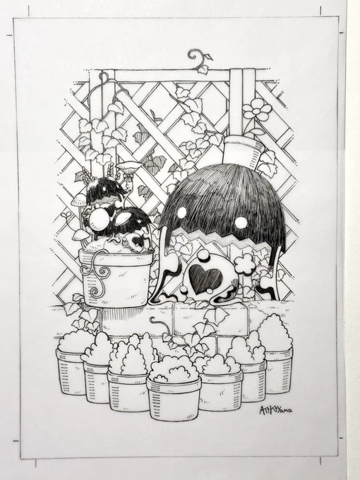 オハナ達も加筆+🖋 