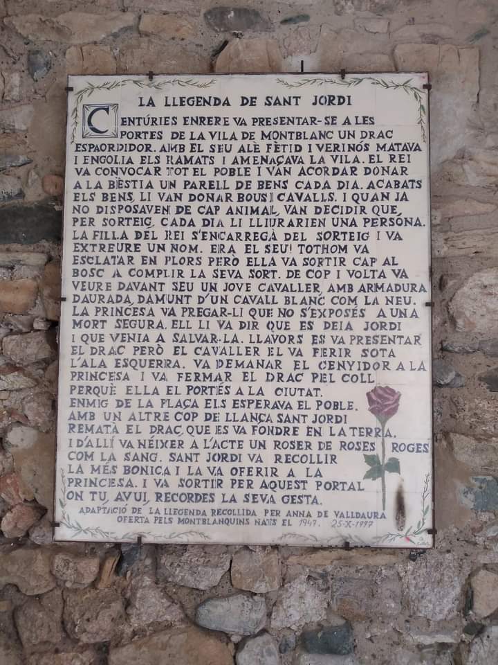 Bon sant Jordi.