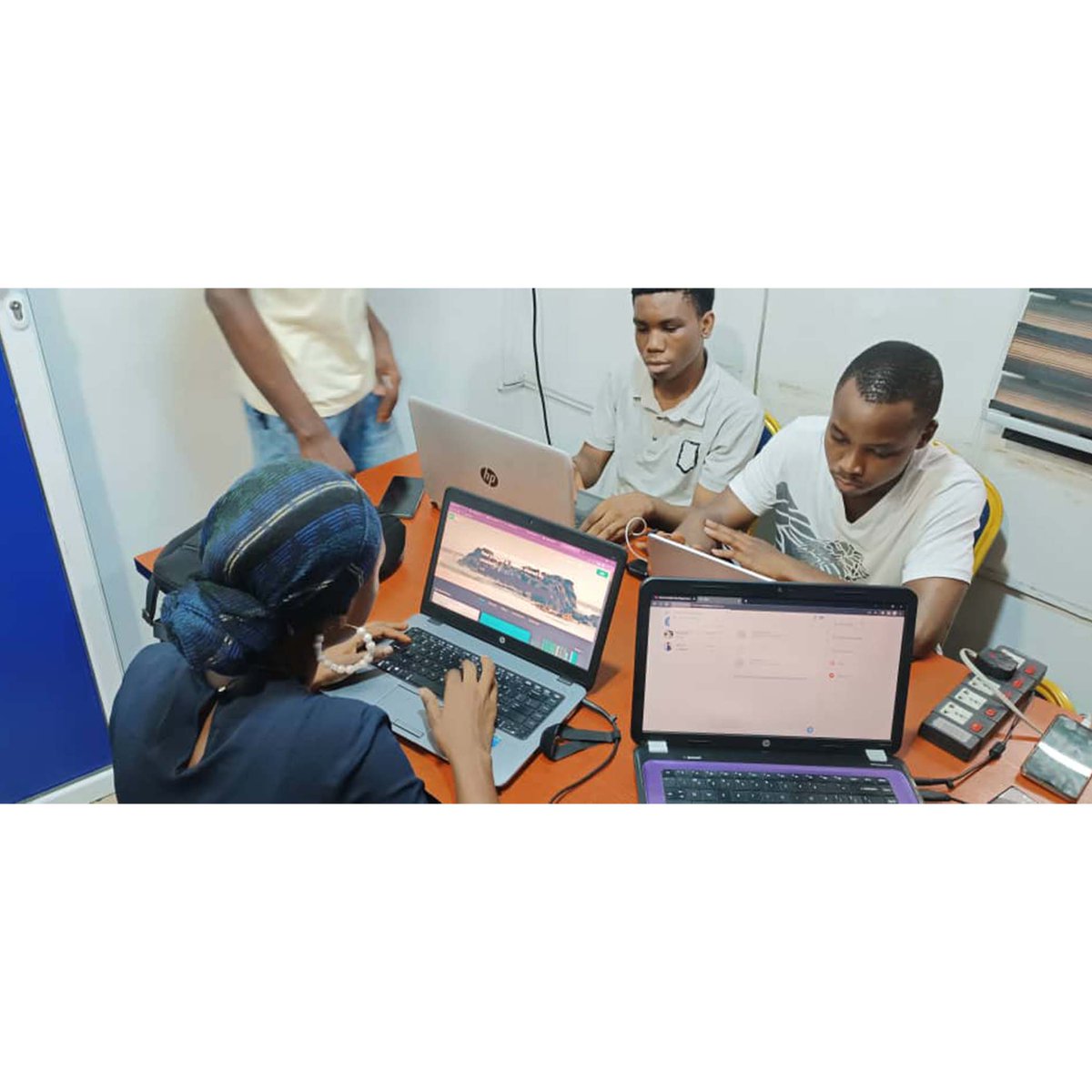 rewodtech's tweet photo. Yesterday, developer Delï Gåd took his students on Web development in his usual enthusiastic way. They are being taught web concepts such as inputs, forms, CRUD operations, Processing data, and saving it. 
#rewod #rewodtechnologies #CRUD #programming #webdevelopment #website https://t.co/1HBBxjMRaV