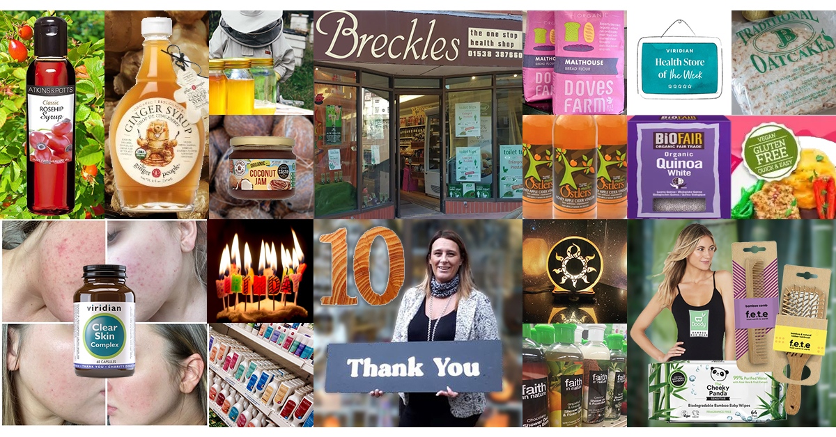 ViridianNews's tweet photo. ๐ #HealthStoreOfTheWeek is a special birthday celebration for #BrecklesWholefoods in Leek: letโs hear it for 10 amazing years!
๐ https://t.co/2ojkFIq4ev ๐
#Leek #Breckles #Birthdays #ShopLocal #eco #Organic #FreeFrom #Natural #Vegan #Wholefood #Fairtrade #ViridianNutrition https://t.co/DGNWthMUg3
