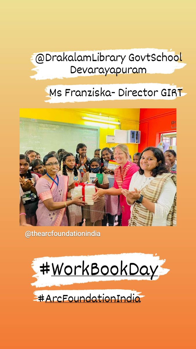 AparnaAravind7's tweet photo. #WorldBookDay #ArcFoundationIndia #DrKalamLibrary https://t.co/WyfhrPHir7