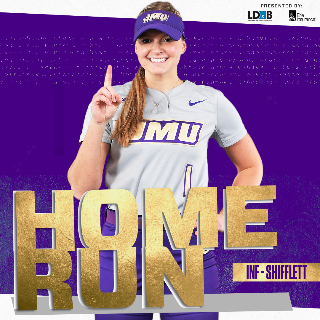 JMUSoftball's tweet photo. Shifflett goes yard and tallies her 15th homer of the season!

T4: JMU 6 | DRE 1

#GoDukes https://t.co/TbEKOTcL0E