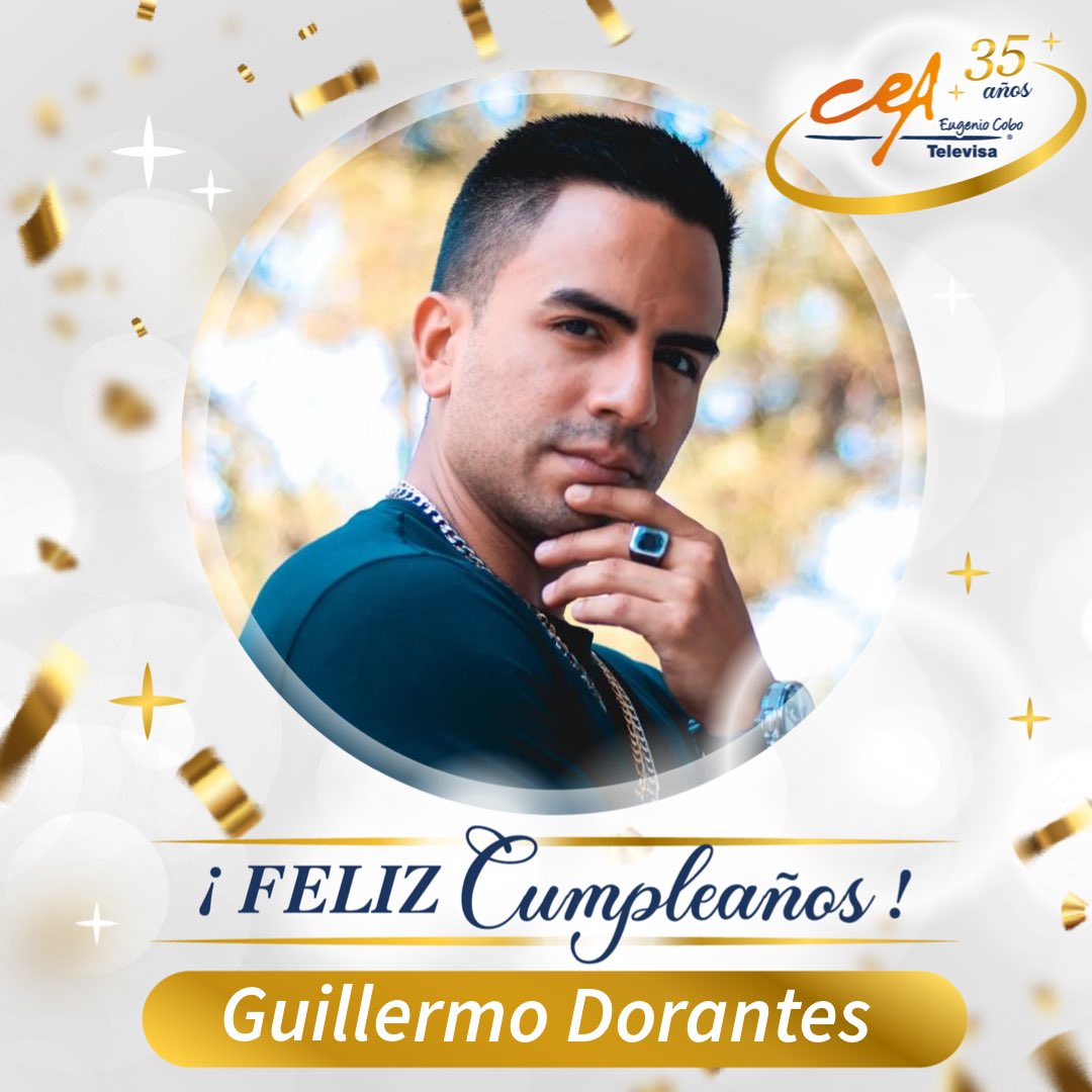 ¡Muchas Felicidades a nuestro actor egresado <a href="/memodorantes/">Guillermo Dorantes</a> hoy en su cumpleaños le deseamos lo mejor! #TalentoCEA #OrgulloCEA #CeaInfantil #35AñosCEA #LasEstrellasNacenEnElCEA #felizcumpleaños #HBD