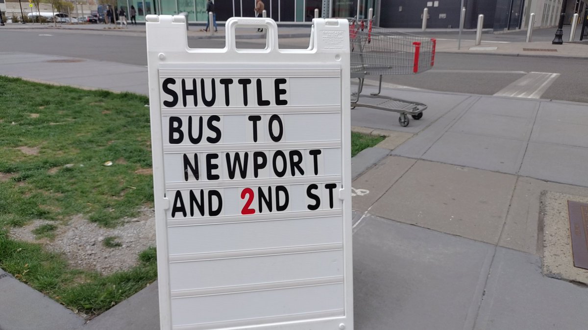 Mrele11's tweet photo. .@NJTRANSIT's got SOME NERVE doing this BS when there are major Earth Week events happening today, including the one I'm going to at Liberty State Park.First train at Harismus Cove sat for a while, said it would leave in two minutes, other train left first. @JerseyCity @GovMurphy https://t.co/A9xbdSRtbM
