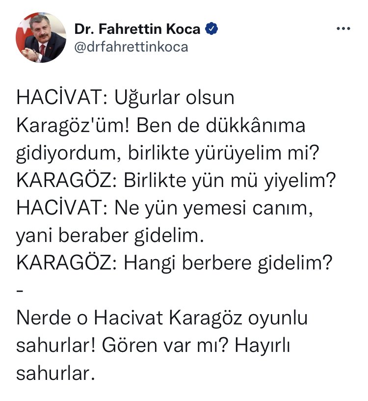 “SAĞLIK” BAKANI…
Doğru seçim 🤣🤣🤣