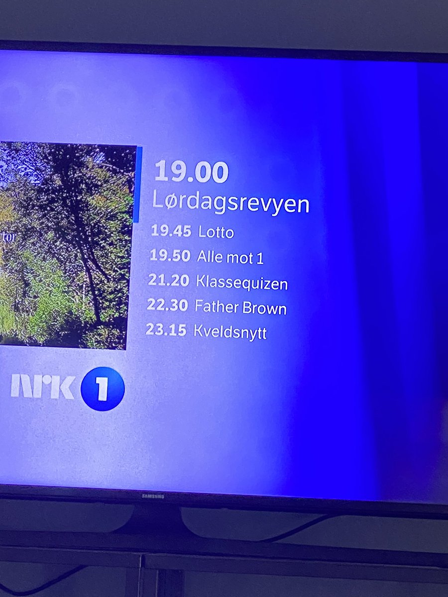 Sterk lørdag- ikke rart man blir sittende inne..