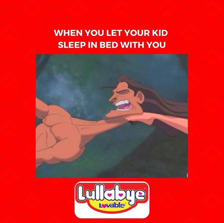 Do your kids sleep in the same bed with you Lullabye Family?⁠
⁠
#LullabyeLovable #LullabyeStories #LullabyeFamily