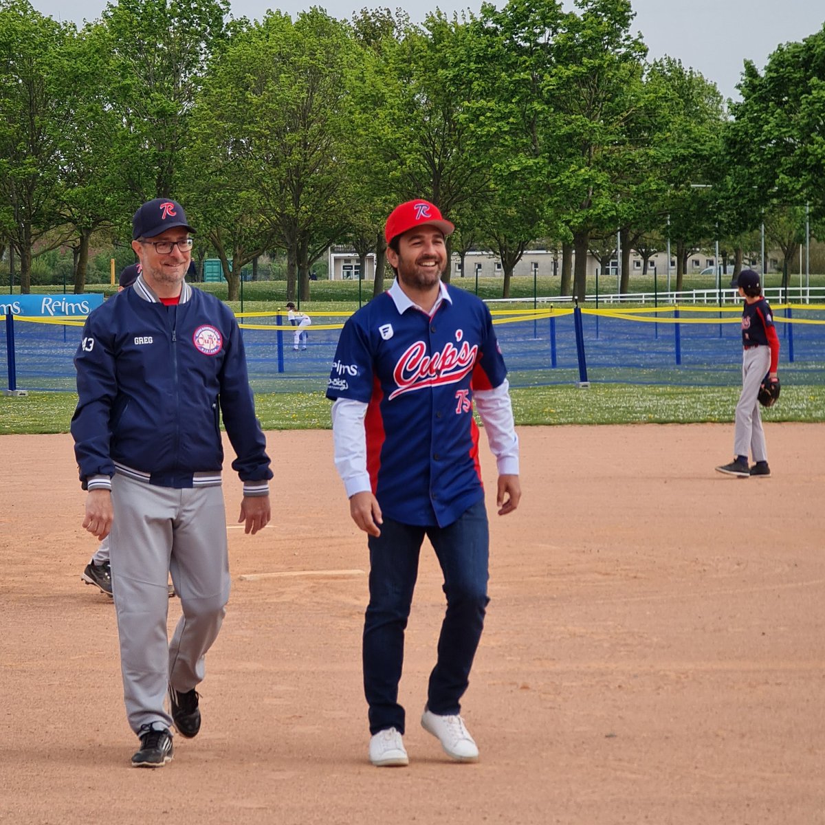 BlanchardRaphaL's tweet photo. Inauguration du #BaseballPark rémois grâce à la détermination des Cup's de #Reims
Un grand bravo aux bénévoles, aux dirigeants et aux Sports pour avoir mené ce projet ambitieux confirmant l'ambition sportive avec @ArnaudRobinet
Avec le soutien du président @ffbs_baseball https://t.co/qlBsZOVsSJ