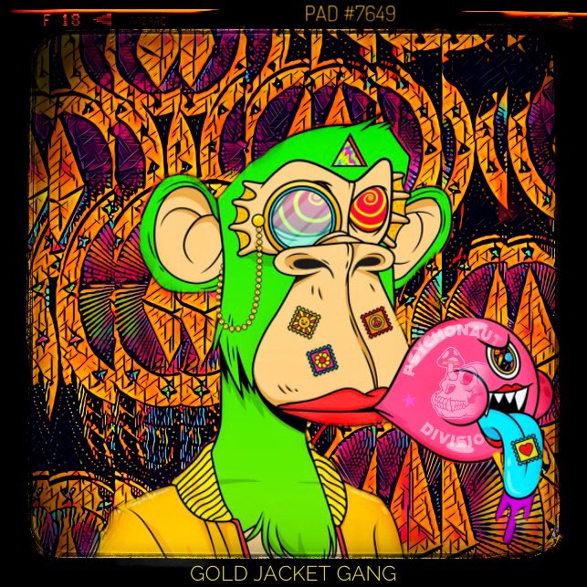 ArtisbsNFT's tweet image. Gold Jacket PAD Highlight 

This one is #7649
Cheapest on the market at 0.25Ξ 
Only 5 available under 0.5Ξ 
Then only 4 until 1Ξ 

Be part of the 1% club #GJG 🚀

Original art @WoahJonny 
Additional edit @ArtisbsNFT 

opensea.io/assets/0xd7ac0…