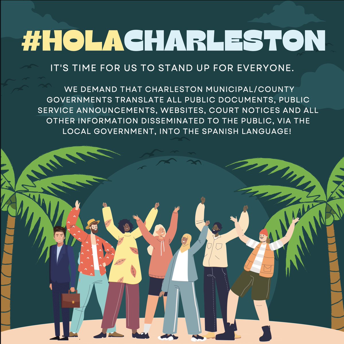 LC_BlkLatine's tweet photo. #HolaCharleston Have you contacted your representatives to demand the consistent translation of ALL public communications into Spanish yet? 

Access to important materials in Spanish is a must for the safety &amp; empowerment of Tri-County Spanish speaking communities #ChsNews #LBLC https://t.co/9CFEMe4OuI