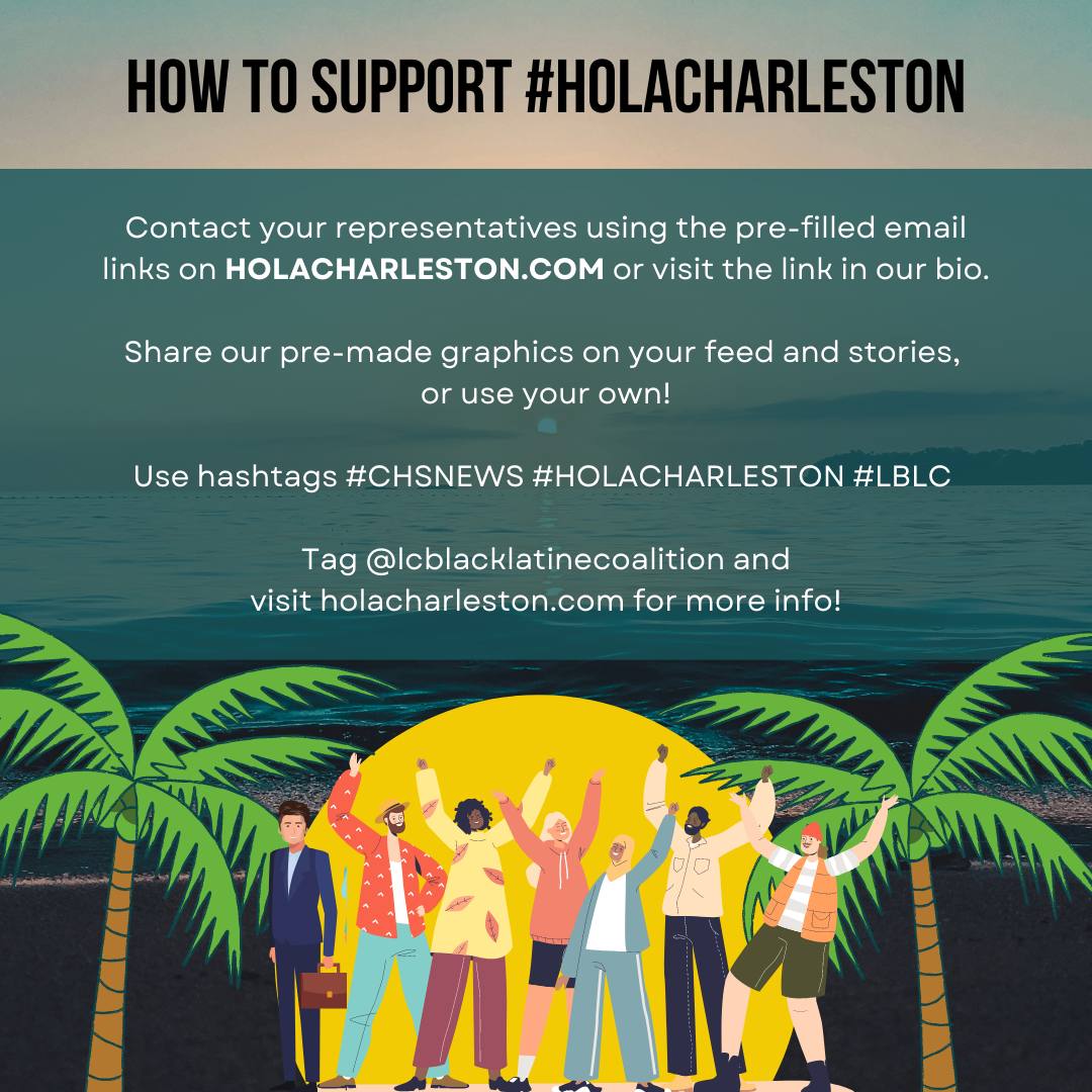 LC_BlkLatine's tweet photo. #HolaCharleston Have you contacted your representatives to demand the consistent translation of ALL public communications into Spanish yet? 

Access to important materials in Spanish is a must for the safety &amp; empowerment of Tri-County Spanish speaking communities #ChsNews #LBLC https://t.co/9CFEMe4OuI