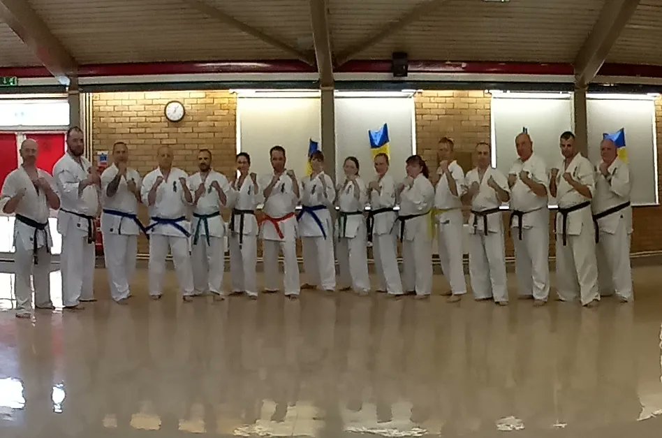 PSKyokushin's tweet photo. Today Shihan Alwyn Heath 7th Dan and Sensei Garry Haines 3rd Dan held a fighting seminar with  emphasis on correct technique, body conditioning and kicking and punching drills. Everyone worked hard both mentally and physically #kyokushinkarate https://t.co/Elb06fmayW