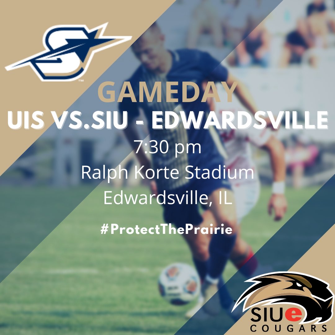UISMSoccer's tweet photo. It’s GameDay! 
The Lads travel south this evening to take on Division 1 opponent SIU-Edwardsville. We hope some of you can make the trip down to support tonight!

🆚 @SIUEMensSoccer 
🏟 Ralph Korte Stadium
⏰ 7:30 pm
📍Edwardsville, IL
📺 None :/ 

#ProtectThePrairie https://t.co/DtY12MU3UB