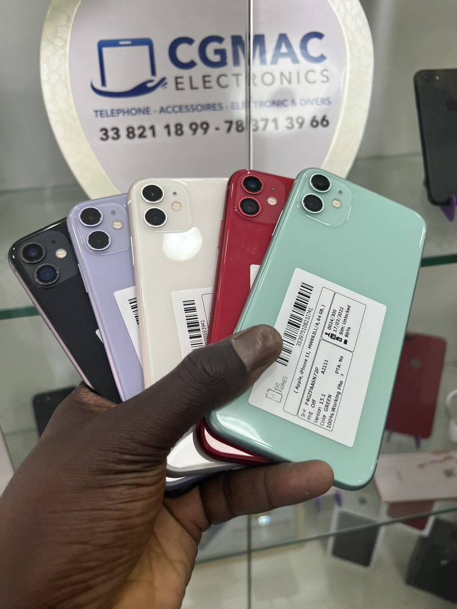 ousmanefam's tweet photo. ✨Vente Flash du jour
iPhone 11 64Go:225000 Fcfa 
iPhone 11 128Go:265000 Fcfa 
📞774652323/783713966/777222975
S’abonner à notre page @ousmanefam 
Retweeter et tager trois amis pour gagner un iPhone XR 64Go #RETWEEET #iphone #iphone11 #Senegal #dakar https://t.co/77trq4K7i2