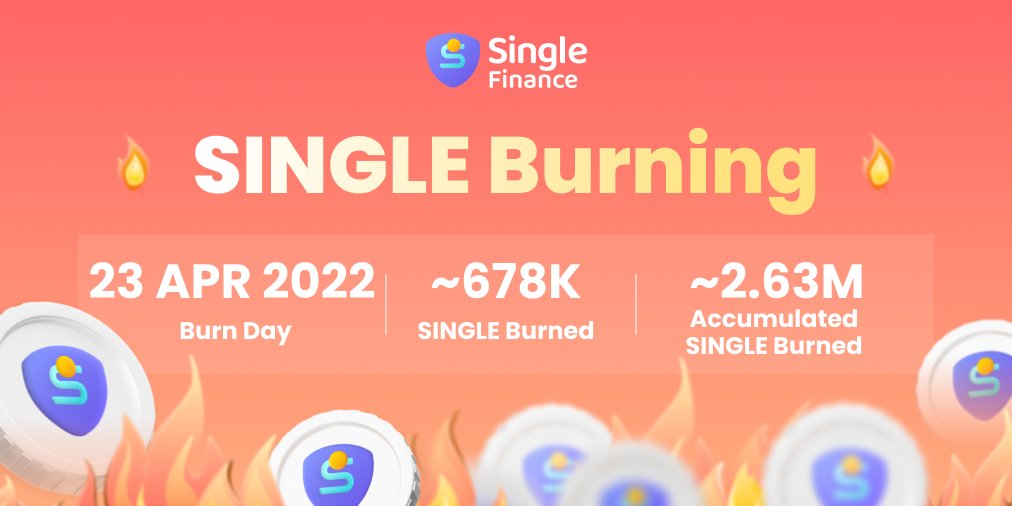 Let’s #BURN and more to come🔥🔥! #BuyBackandBurn $SINGLE

Burn TX: cronoscan.com/tx/0x3907eb3dd…