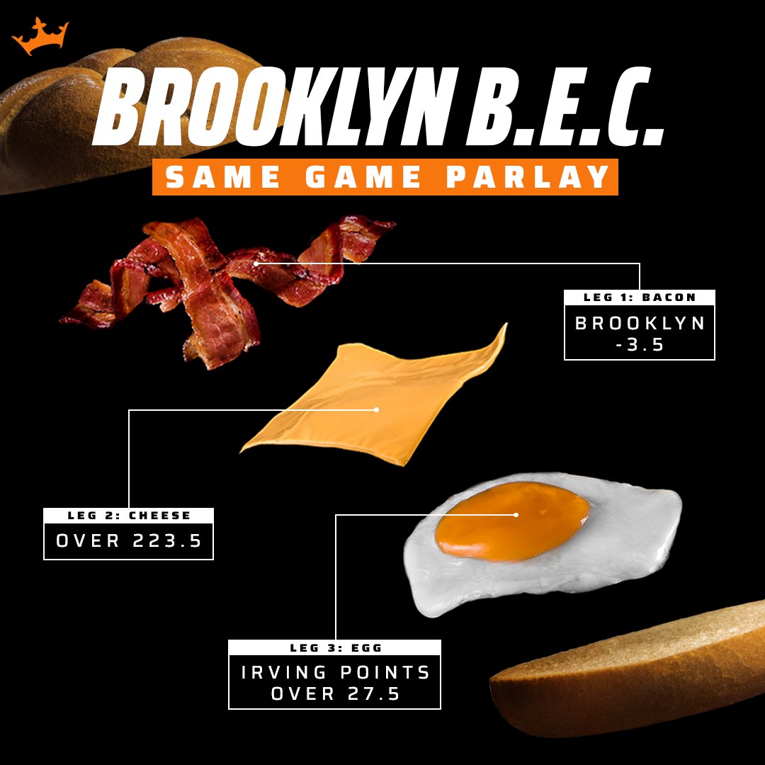 DKSports's tweet photo. Whether it’s a BEC or a SGP, it’s all about the ingredients.
Are you tailing this #WinningRecipe? https://t.co/8ihPaYT3Jw