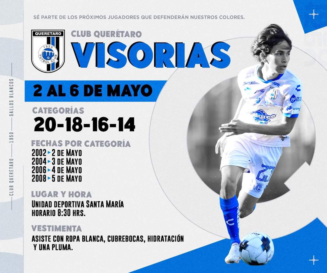 Aquí la oportunidad para jugar en <a href="/Club_Queretaro/">Gallos Blancos 🐓</a>