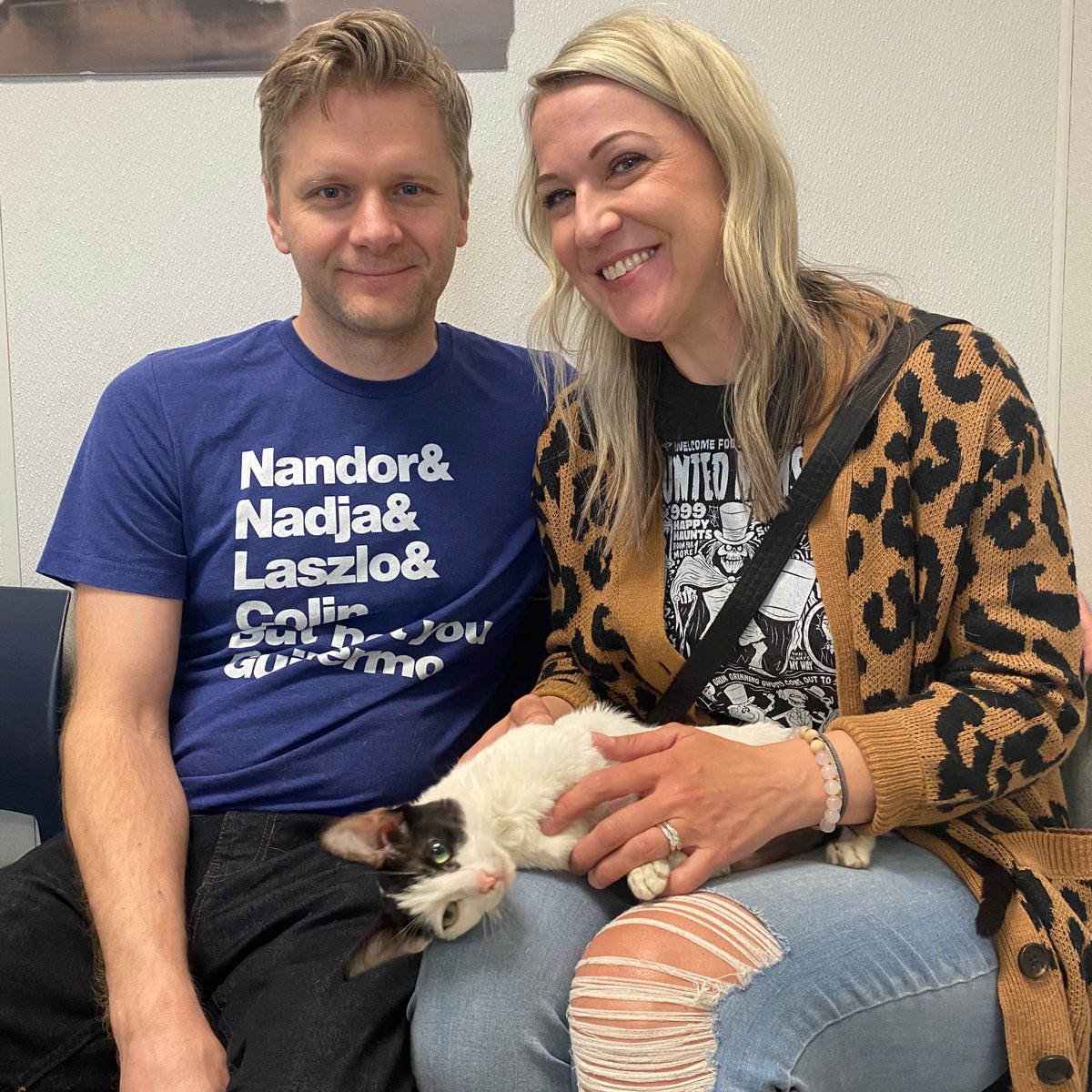 YourSPCA's tweet image. On the first spring-like weekend, Bethany from Buffalo adopted Snowball!