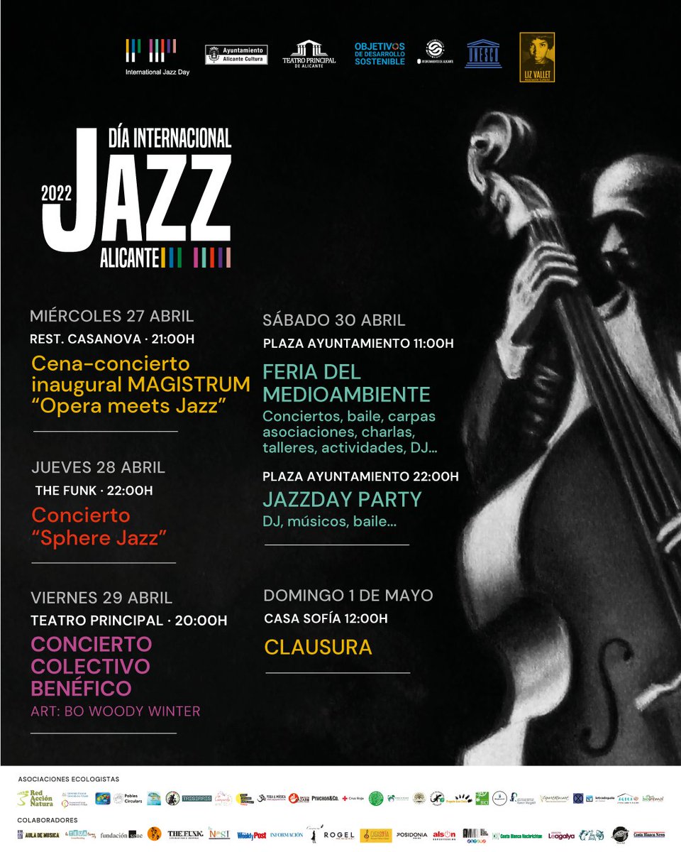 fridaysff_ALC's tweet photo. Fridays for future Alacant estará en la ¡¡Feria del medio ambiente!!🌿 para celebrar el día internacional del Jazz 🎷

📍En la plaza del Ayuntamiento 
🗓 El día 30 de abril https://t.co/j5Wf0Ig6hU