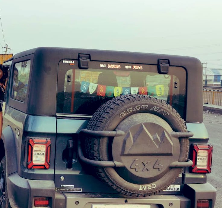 gs1dec's tweet photo. @Mahindra_Thar @18002096006 @anandmahindra Big thank you to Mahindra team. Just returned from summer retreat non stop Delhi to Darcha 1400kms Trip. Cherry on cake, delightfully 🙂 exceptional customer experience at Malwa Mahindra Service #MahindraThar 
https://t.co/Gz3kbOnNP8 https://t.co/D7N7F3Oeyx