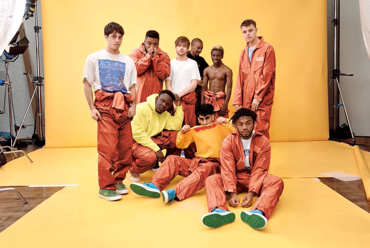 merlynwood's tweet photo. Honestly, my heart is beating a hole out my chest since i woke up today. i cant believe Brockhampton’s last show is today, 
i cant believe i won’t be 25 much longer, 
i cant believe someone lived in the space that was my house before me and someone else will after its demolished https://t.co/7heO8oB1Pk