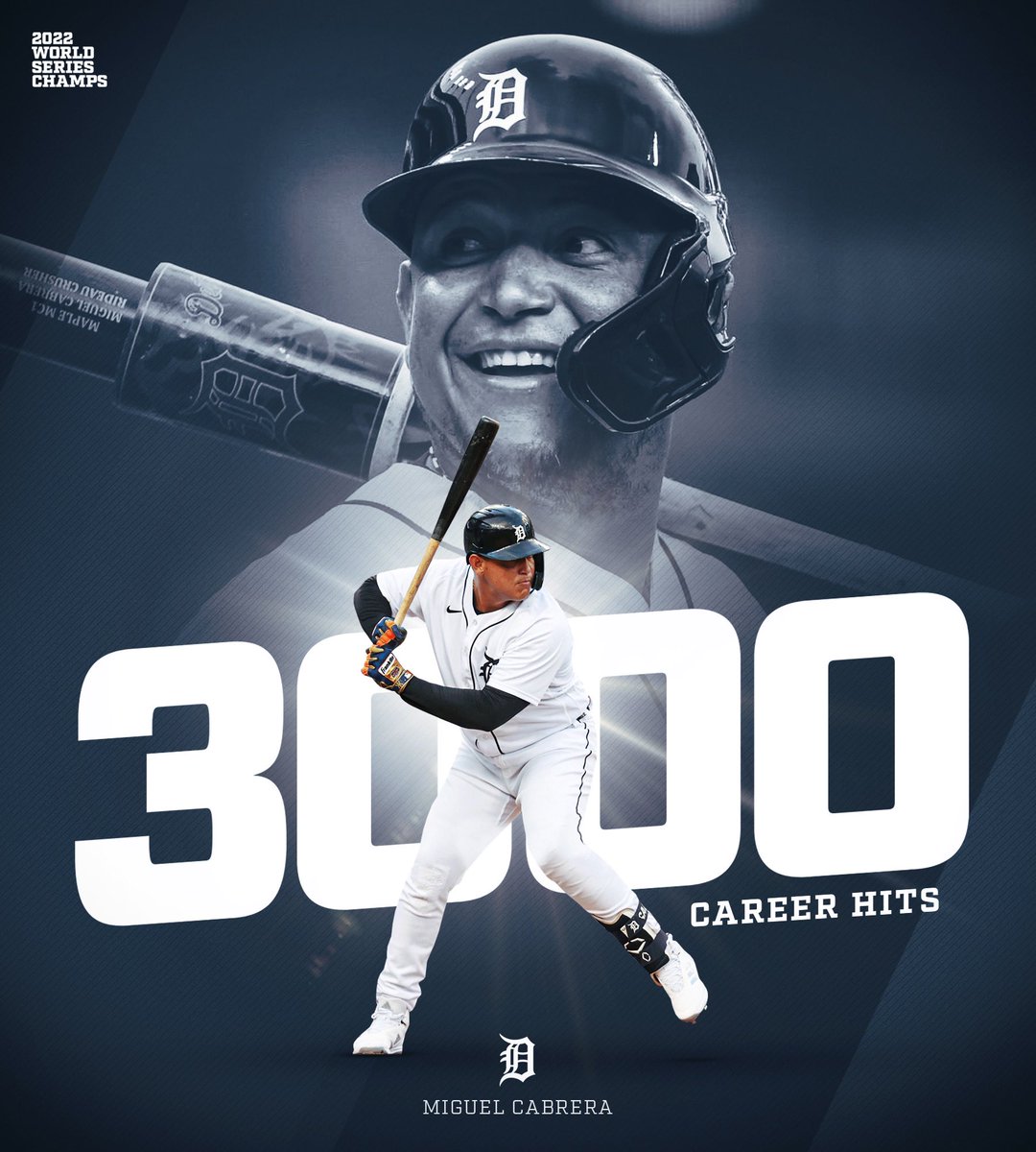 Det2022WSChamps's tweet photo. 3️⃣0️⃣0️⃣0️⃣ FOR MIGUEL CABRERA https://t.co/gFRM4UL56m