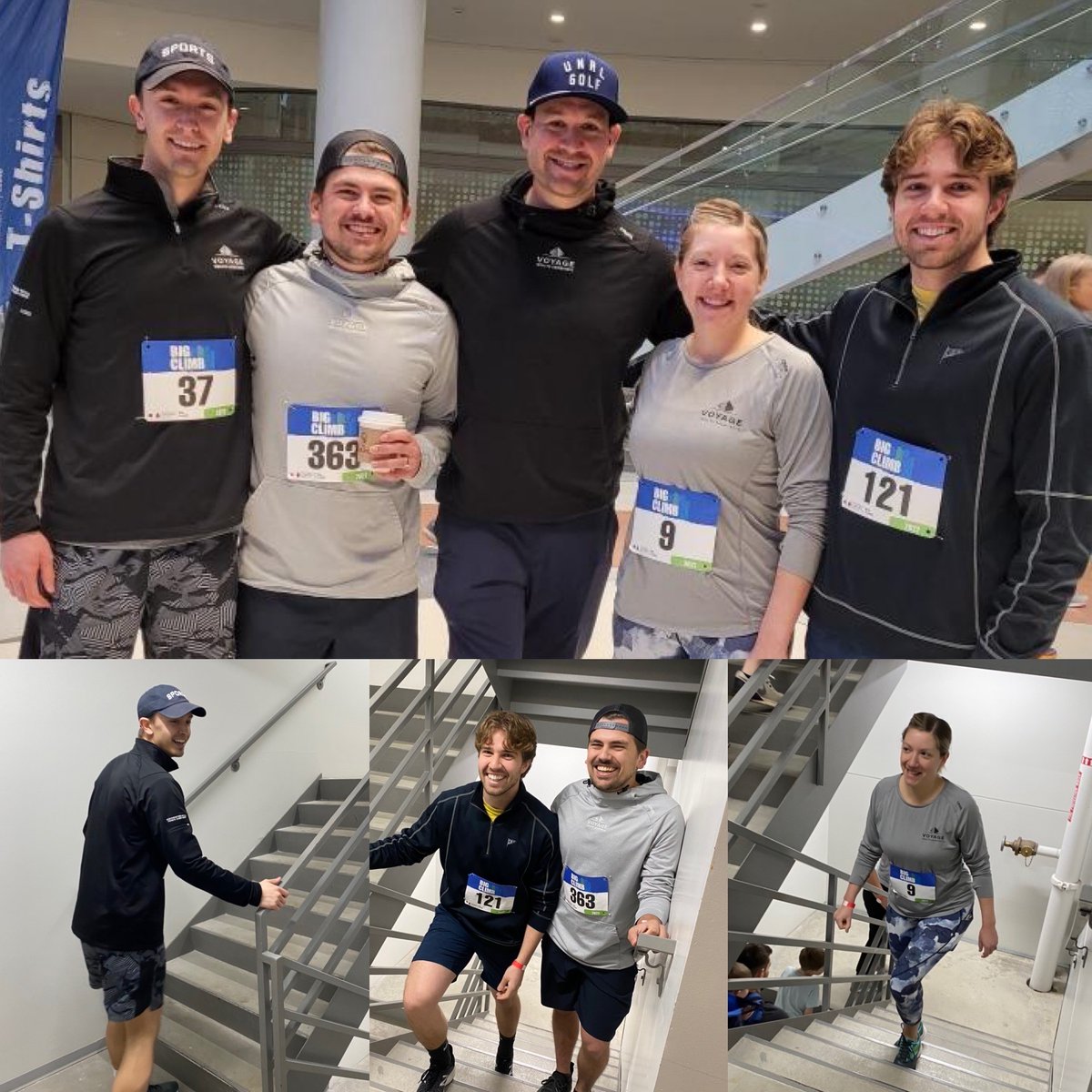 VoyageWA's tweet photo. What a fun morning being part of the @LLSusa (LLS) Big Climb Minneapolis in support of blood cancer research! Thank you to all of the climbers and volunteers! #LLS #bigclimbmpls” https://t.co/2j153KyuNq