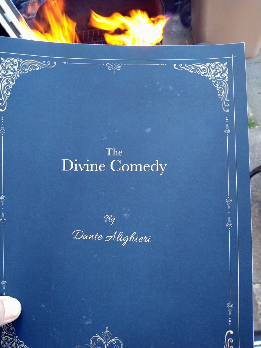 BKJacksonAuthor's tweet photo. Got this to read for the weekend! Excited! #dante #thedivinecomedy #circlesofhell https://t.co/LZ9y6AHGiI