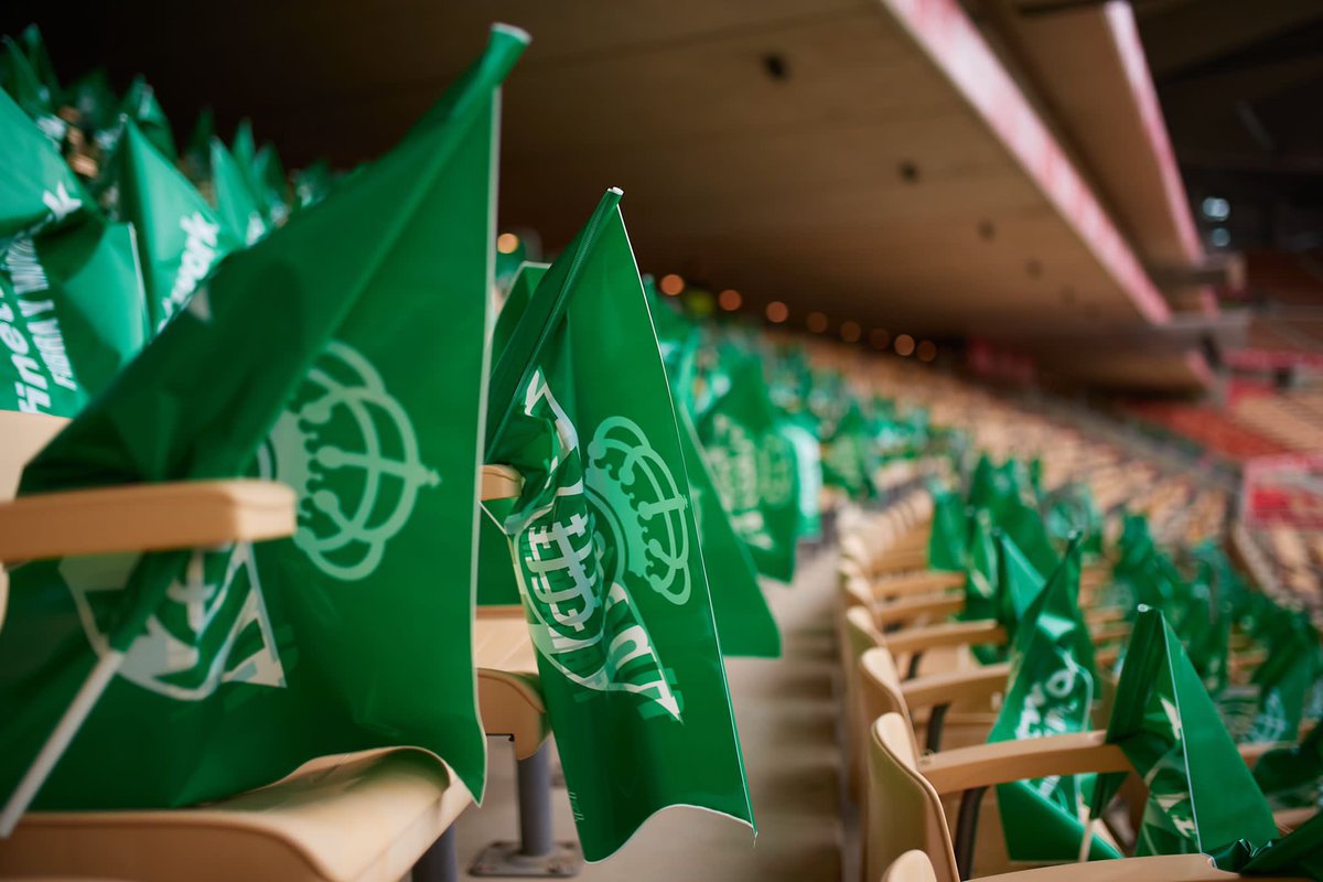 RealBetis's tweet photo. 💚🏳️💚

Estamos listos.

#BetisAlé https://t.co/j3ygsWtacD