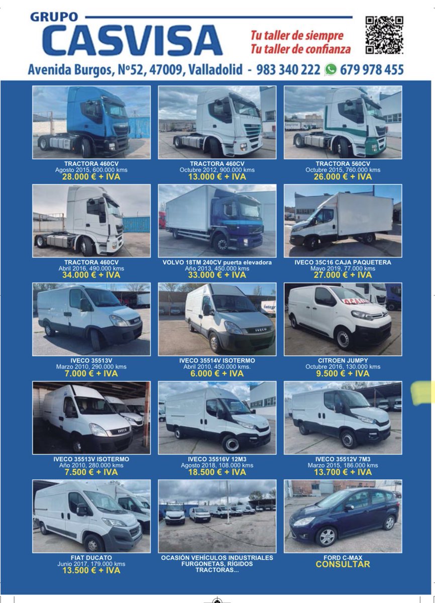 casvisa's tweet photo. Una maqueta  de nuestro stock V.O. #vehiculosindustriales #furgones https://t.co/SSrVTwOhuR