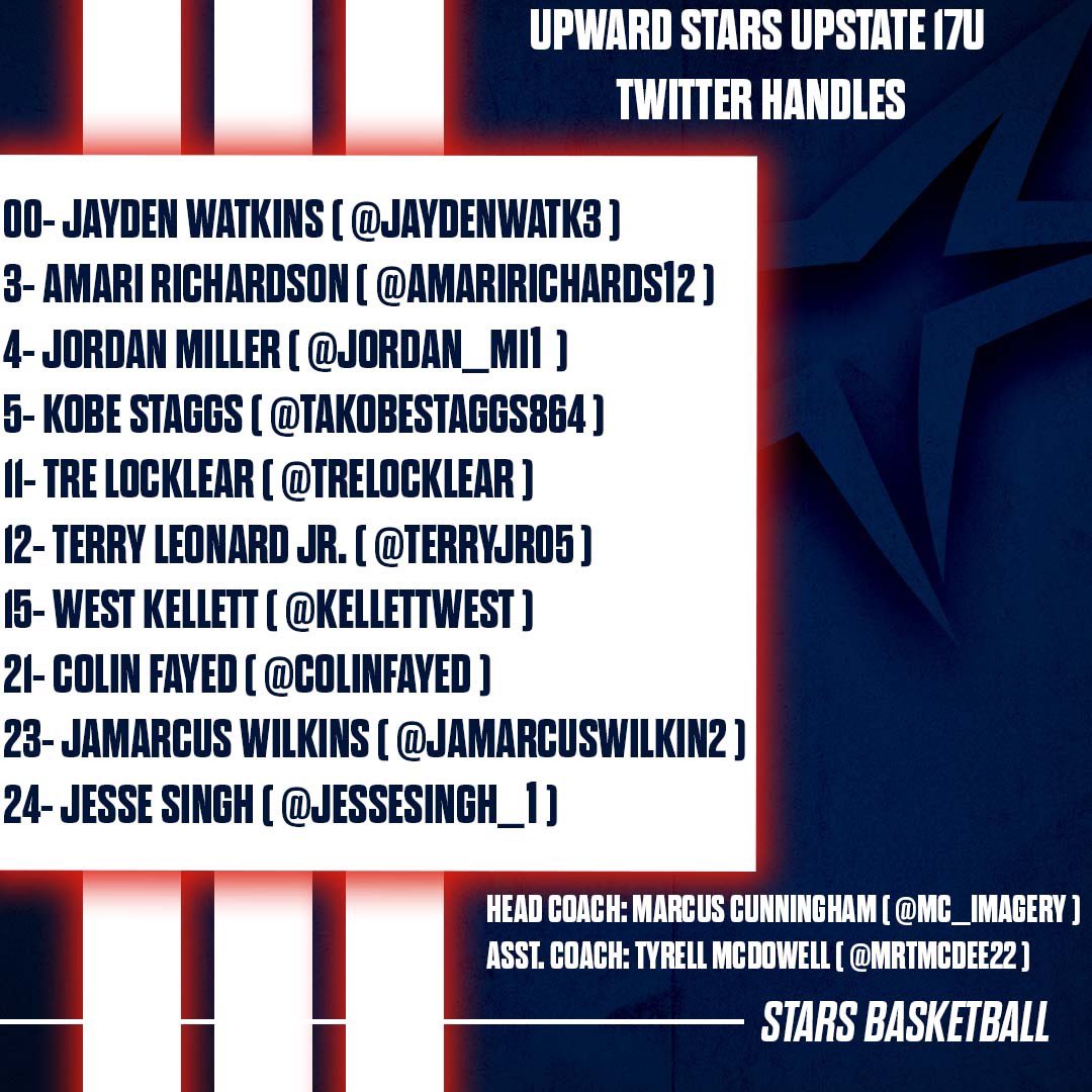 Follow the Stars ↗️⭐️

🚨Upward Stars Upstate 17U 🚨