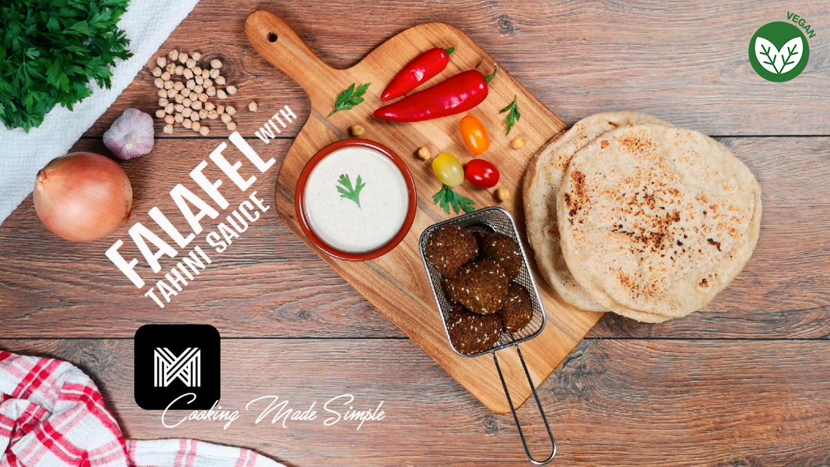 Appetising vegan Falafel with Tahini sauce 😋👨🏽‍🍳 made with simple ingredients 🙌🏽

#vegan #recipes #falafel #Cooking #CookingMadeSimple #MyKitchenMedia

Like and retweet, if you enjoyed the recipe, and tell me what you think in the comments below🙂

youtu.be/3ivgRBLDtTA