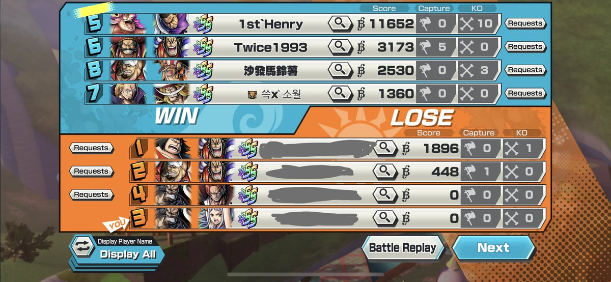 mmmakchi's tweet photo. @OPBR_global F*** U Hacker. F*** U TOO Player 6. Shame on you. And I wish you will soon be playing with only hackers in this MOFO game🖕🏿#OnePieceHackerRush https://t.co/qMwvagnL1a