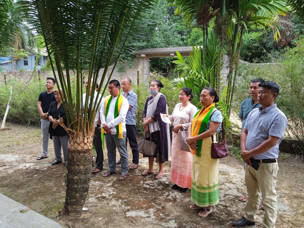 Paulambale3's tweet photo. With office bearers.Attended 17 death anniversary of N. C. Zeliang  (who is the first BJP founder President ) Nagaland And National executive. On 23.4.2022  Jalukie . At Shri Henry zeliang  (s.e.m) resident https://t.co/YN8cNNISlI